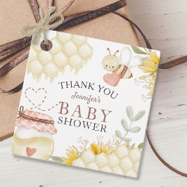 Bee Baby Shower Fevor Fevor Tags Geschenkanhänger