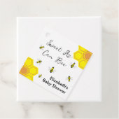 Bee Baby Shower Geschenkanhänger (Beispiel)