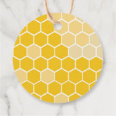 Bee Baby Shower Geschenkanhänger (Rückseite)