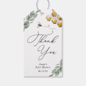 Bee Baby Shower Geschenkmarken Geschenkanhänger (Vorderseite)