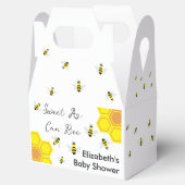 Bee Baby Shower Geschenkschachtel (Geöffnet)