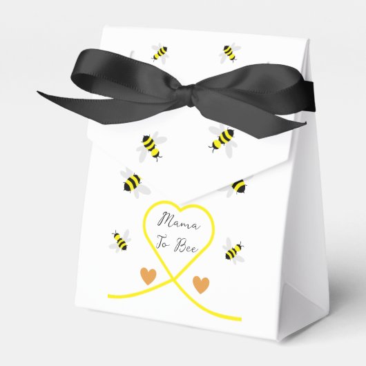 Bee Baby Shower Geschenkschachtel (Vorderseite)