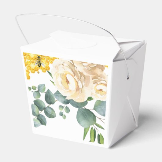 Bee Baby Shower Geschenkschachtel (Rückseite)