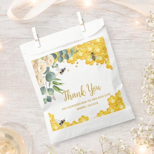 Bee Baby Shower Geschenktütchen (Ausgeschnitten)