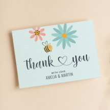 Bee Baby Shower Light Blue