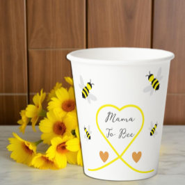 Bee Baby Shower Pappbecher