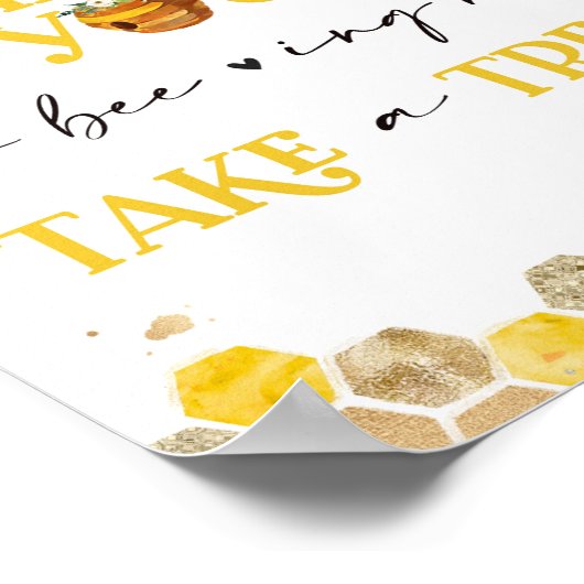 Bee Baby Shower Party signieren Mommy zu sein Deko (Ecke)