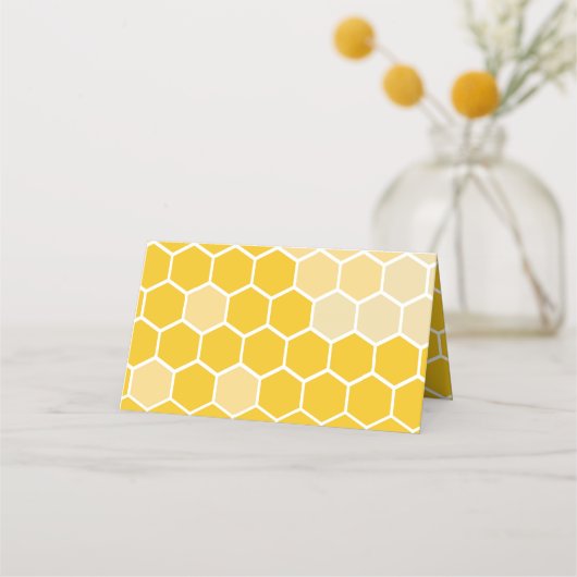 Bee Baby Shower Platzkarten (Rückseite)