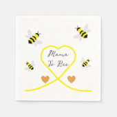 Bee Baby Shower Serviette (Vorderseite)
