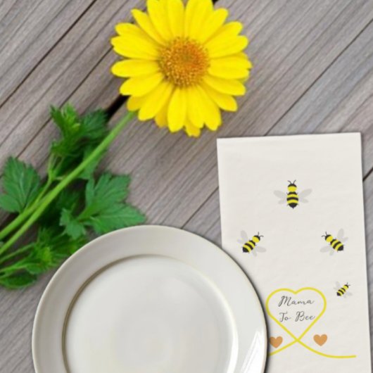 Bee Baby Shower Serviette