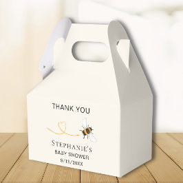 Bee Baby Shower Vielen Dank Geschenkschachtel