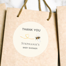 Bee Baby Shower Vielen Dank