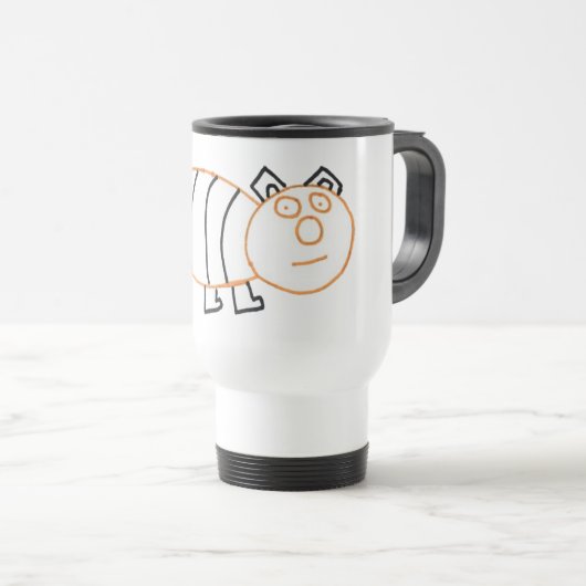 Bee|Bear Travel Mug Reisebecher (VorderseiteRechts)