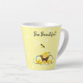 Bee Beautiful Latte Tasse (Rechte Ecke)