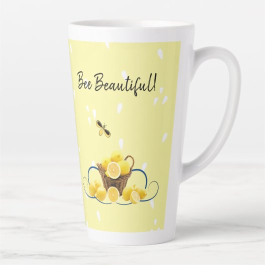 Bee Beautiful Latte Tasse (Rechts)