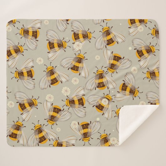 Bee Big. Digitales zeichn Sherpadecke (Vorderseite (Horizontal))