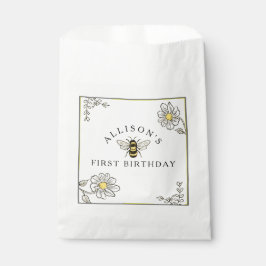 Bee Birthday Bumble Bee PartyPaper Cups Geschenktütchen