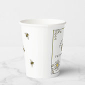 Bee Birthday Bumble Bee PartyPaper Cups Pappbecher (Rechts)