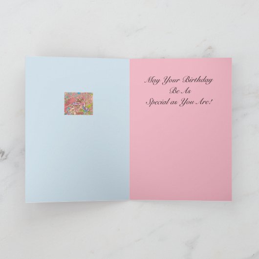 BEE BIRTHDAY CARD KARTE (Innenseite)