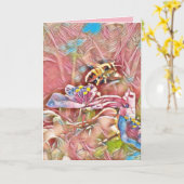 BEE BIRTHDAY CARD KARTE (Gelbe Blume)