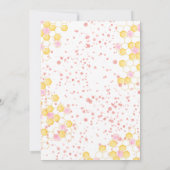 Bee Birthday Einladung (Rückseite)