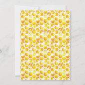 Bee Birthday Einladung erste Bee Day Einladung (Rückseite)