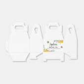 Bee Birthday Favor Box Bumble Bee Geschenkschachtel (Ungefaltet)