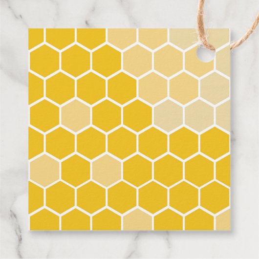 Bee Birthday Geschenkanhänger (Rückseite)