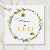 Bee Birthday Geschenkanhänger (Vorderseite)