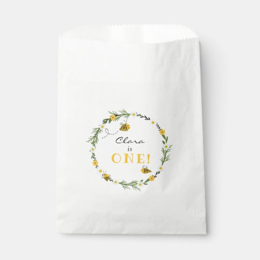 Bee Birthday Geschenktütchen (Vorderseite)