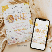 Bee Birthday so süß, um ein Honig zu sein Einladung