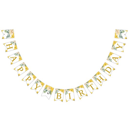 Bee Birthday Wimpelkette (Alle)