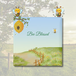 Bee Blessed Country Path Magnet