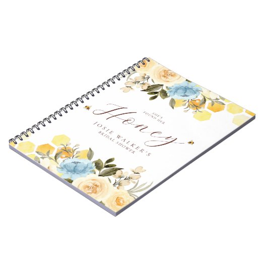 Bee Brautparty Gästebuch Notizblock (Linke Seite)