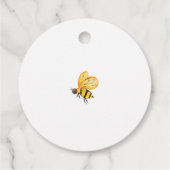 Bee Brautparty Vielen Dank Tag Geschenkanhänger (Rückseite)