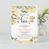 Bee Bridal Dusche Einladung (Stehend Vorderseite)