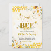 Bee Bridal Dusche Einladung (Vorderseite)