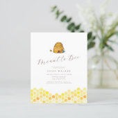 Bee Bridal Dusche Einladung (Stehend Vorderseite)