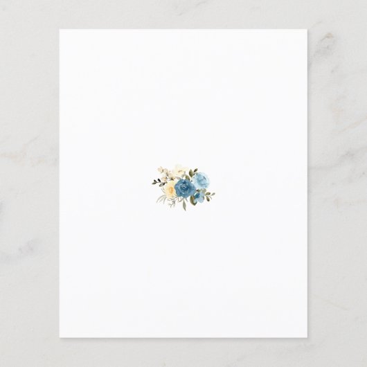 Bee Bridal Dusche Einladung (Rückseite)