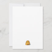 Bee Bridal Shower Einladung (Rückseite)