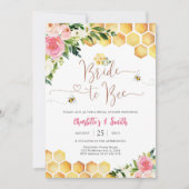 Bee Bridal Shower Invitation Einladung (Vorderseite)