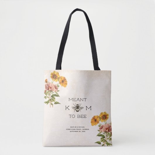 Bee Bride Tote Bag Tasche (Vorderseite)