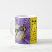 Bee Bumblebee Kaffee Tasse Teezeremonie auf dem Mo (Vorderseite Links)