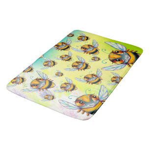 Bee Busy Bath Mat Badematte