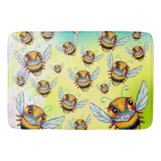 Bee Busy Bath Mat Badematte (Vorderseite)