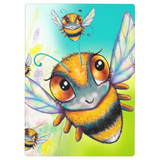Bee Busy Klemmbrett (Rückseite)