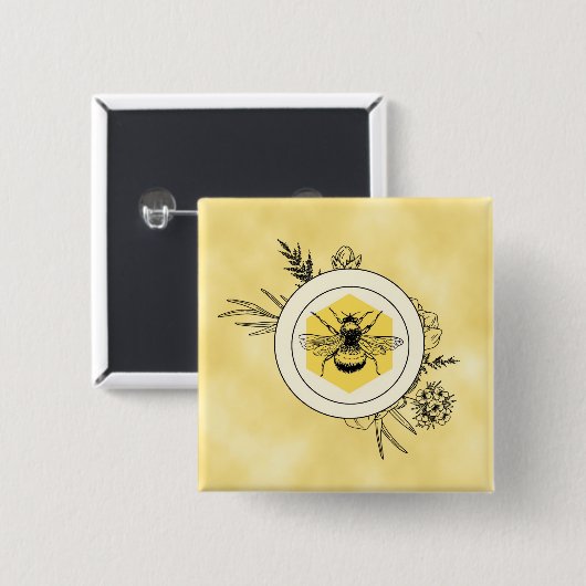 Bee Button (Vorne & Hinten)