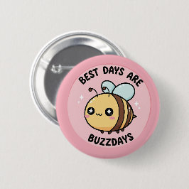 Bee Button – Cute Kawaii Bumblebee Pin