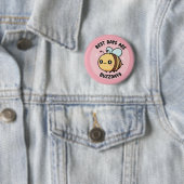 Bee Button – Cute Kawaii Bumblebee Pin (Beispiel)