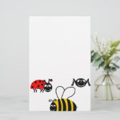 Bee Buzz Briefpapier (Stehend Vorderseite)